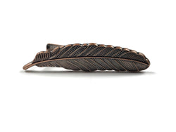 Rose Gold Feather Tie Bar