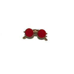 Red Sunglasses Lapel Pin