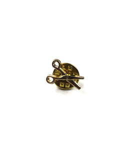 Gold Scissors Lapel Pin