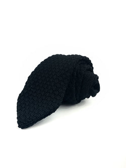Black Knit Tie