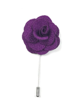 Purple Flower Lapel Pin