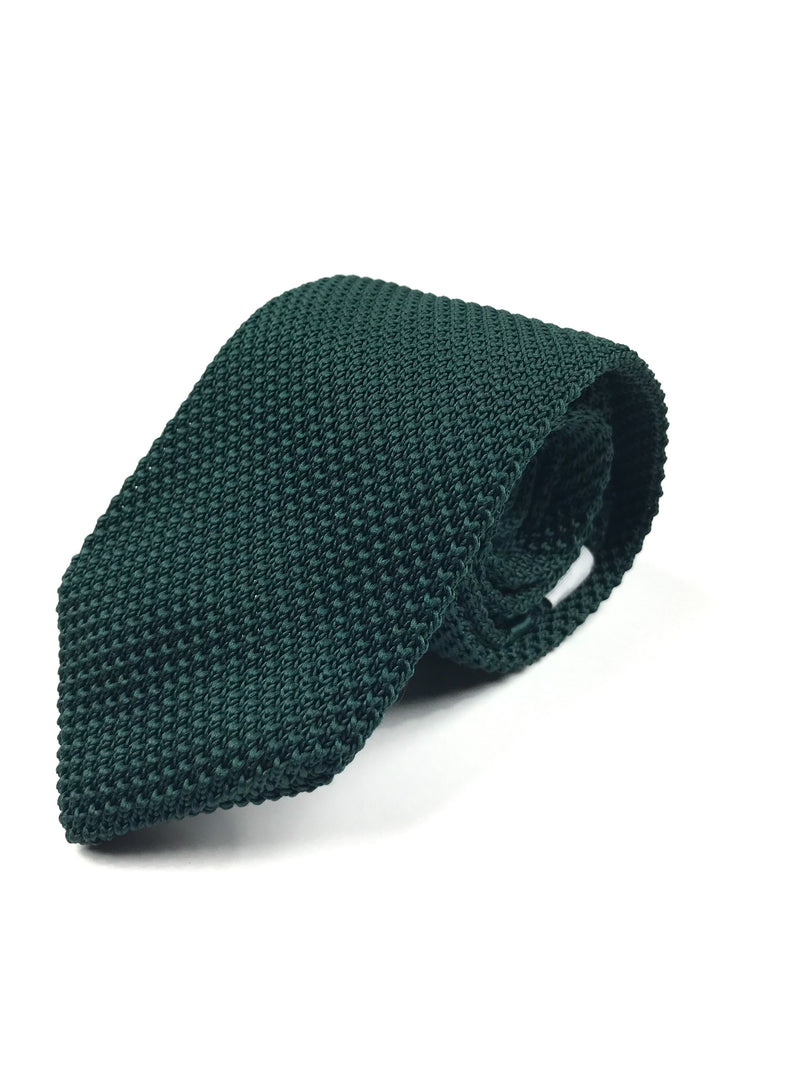 Forest Green Knit Tie